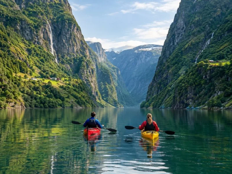 Nærøyfjord Full-Day Guided Kayaking Trip from Voss